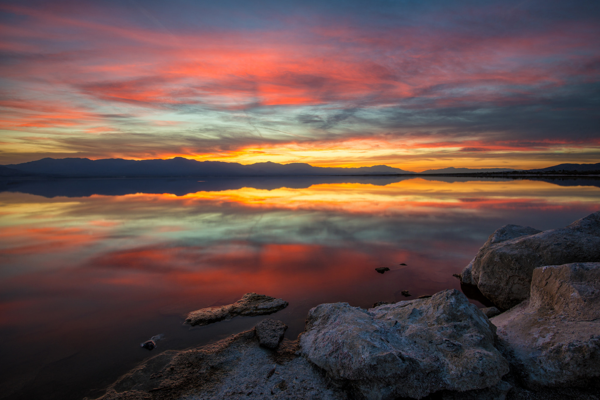 Nikon D800E sample photo. Salton sea sunset, ca photography