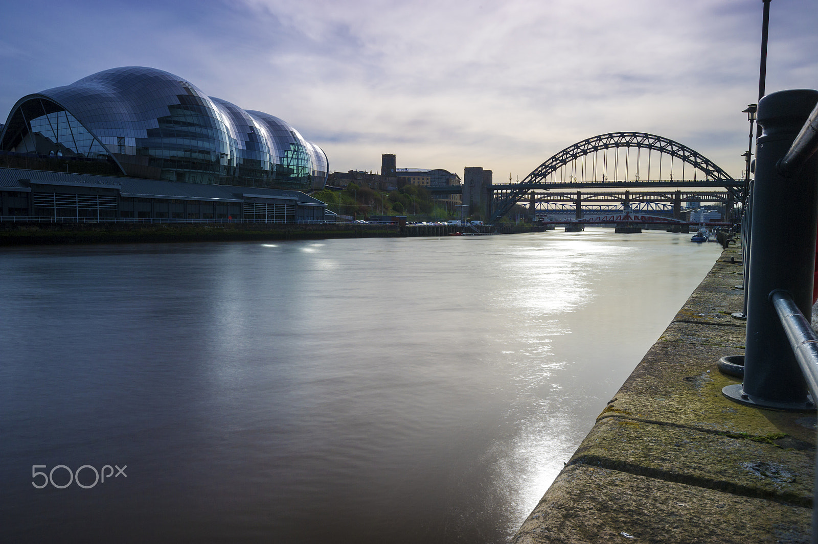 Nikon D3S + Nikon AF-S Nikkor 16-35mm F4G ED VR sample photo. Four bridges stacked quayside photography