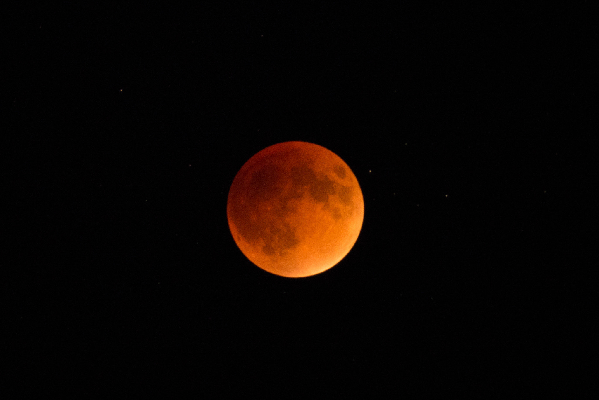 Tokina AT-X 400 AF SD (AF 400mm f/5.6) sample photo. Blood super moon 2016 photography