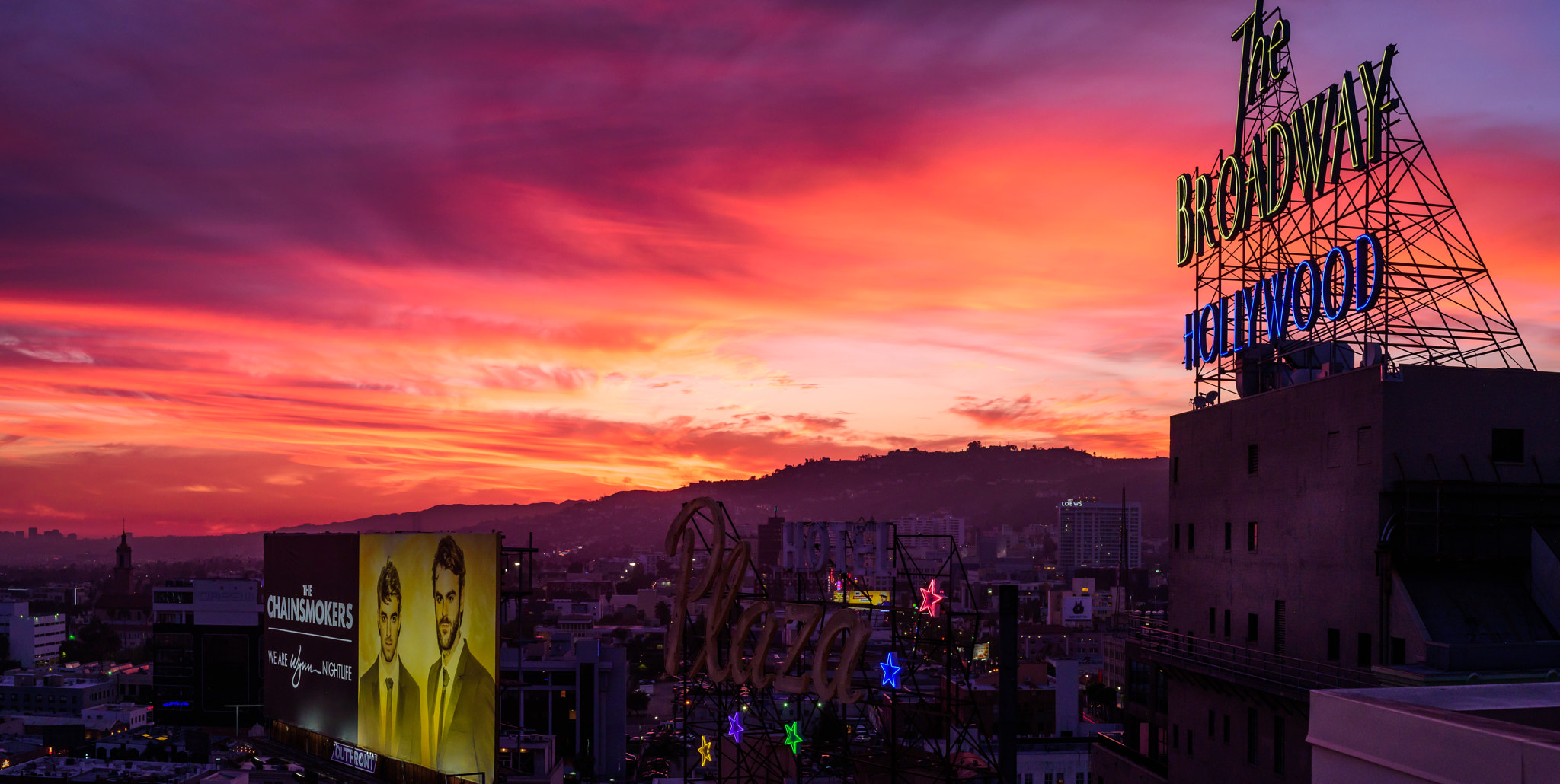 Nikon D750 sample photo. Tequila sunset - hollywood hills, ca photography