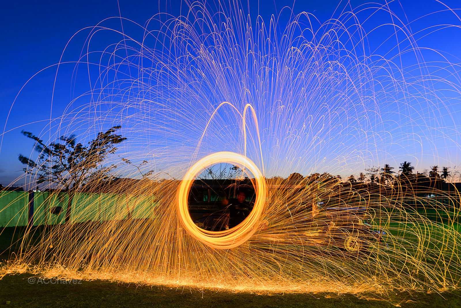 Nikon D610 sample photo. Light painting photography