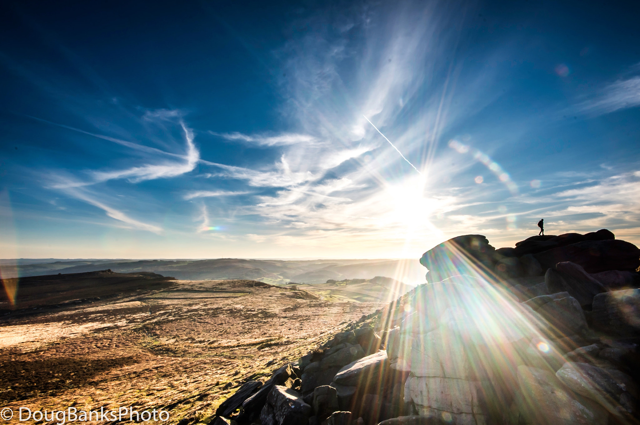 Nikon D750 sample photo. "on top of the world" - higger tor in the peak district photography