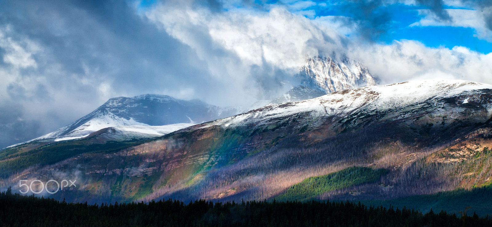 Canon EOS-1Ds Mark III sample photo. Rainbowmountain photography