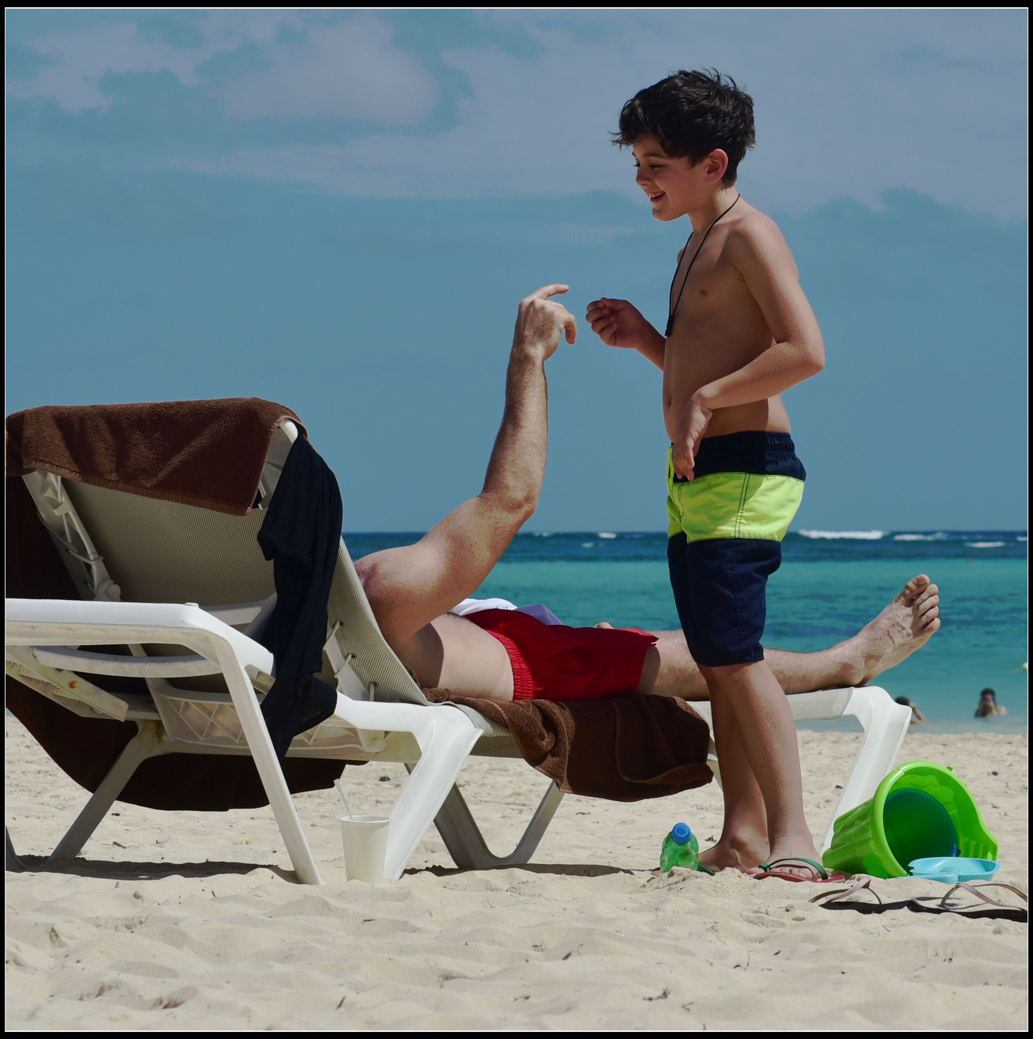 Nikon AF Nikkor 70-300mm F4-5.6G sample photo. Father and son photography