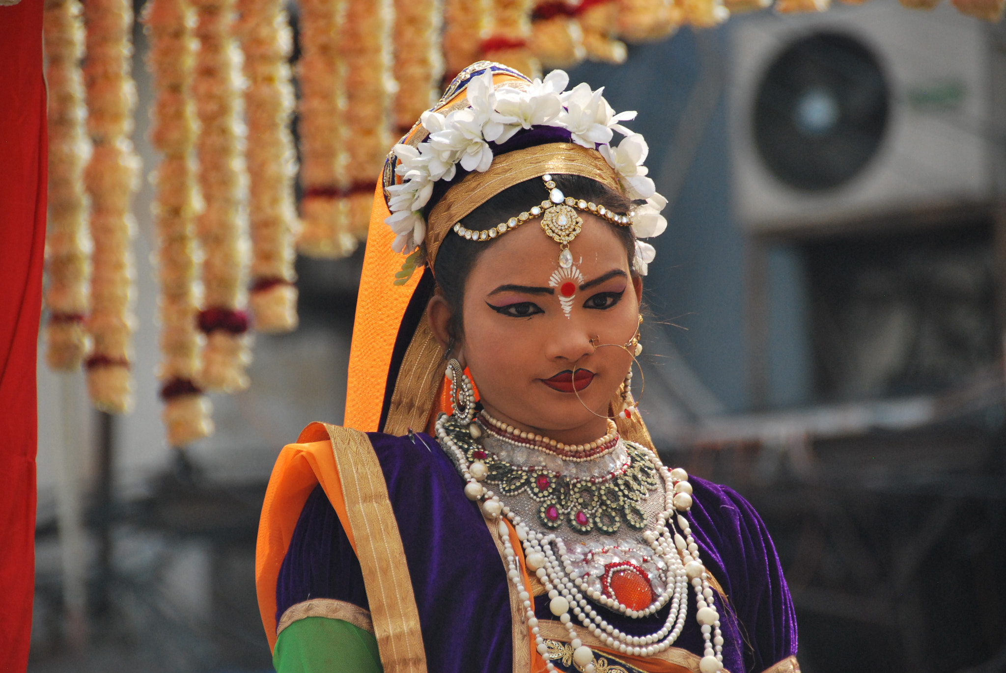 Nikon D60 sample photo. Holi in chandni chowk photography
