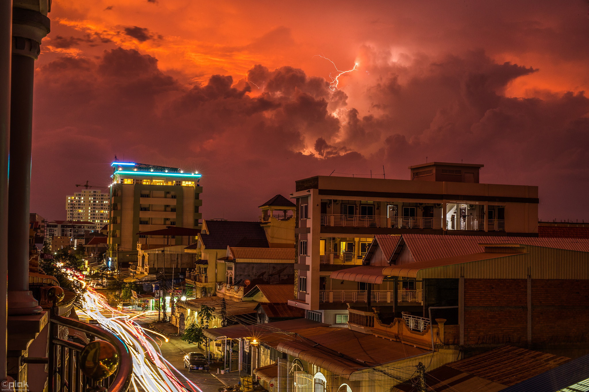Sigma 50mm F1.4 EX DG HSM sample photo. Red planet lightning photography