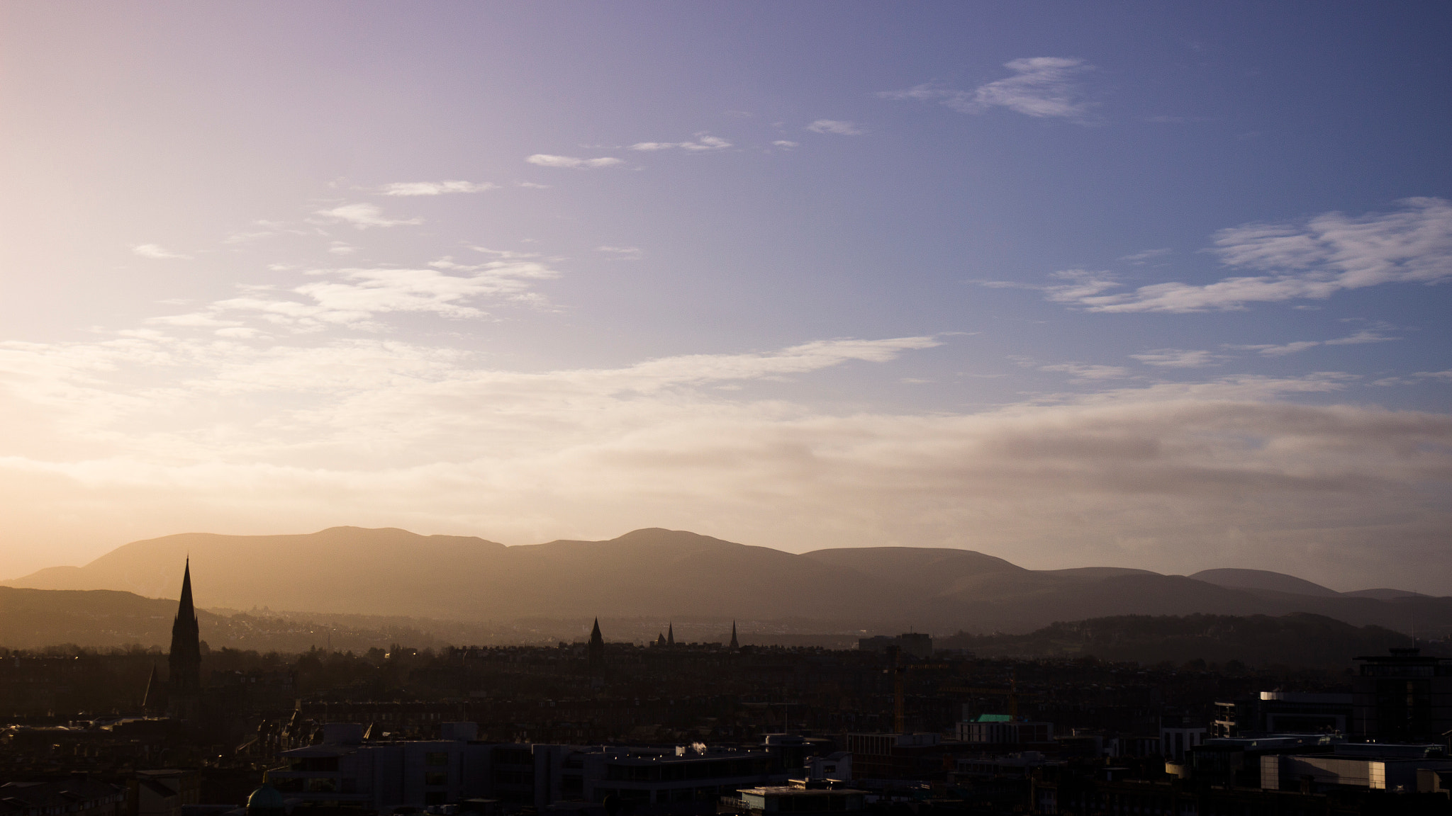 Canon EOS 600D (Rebel EOS T3i / EOS Kiss X5) sample photo. The view from edinburgh castle photography