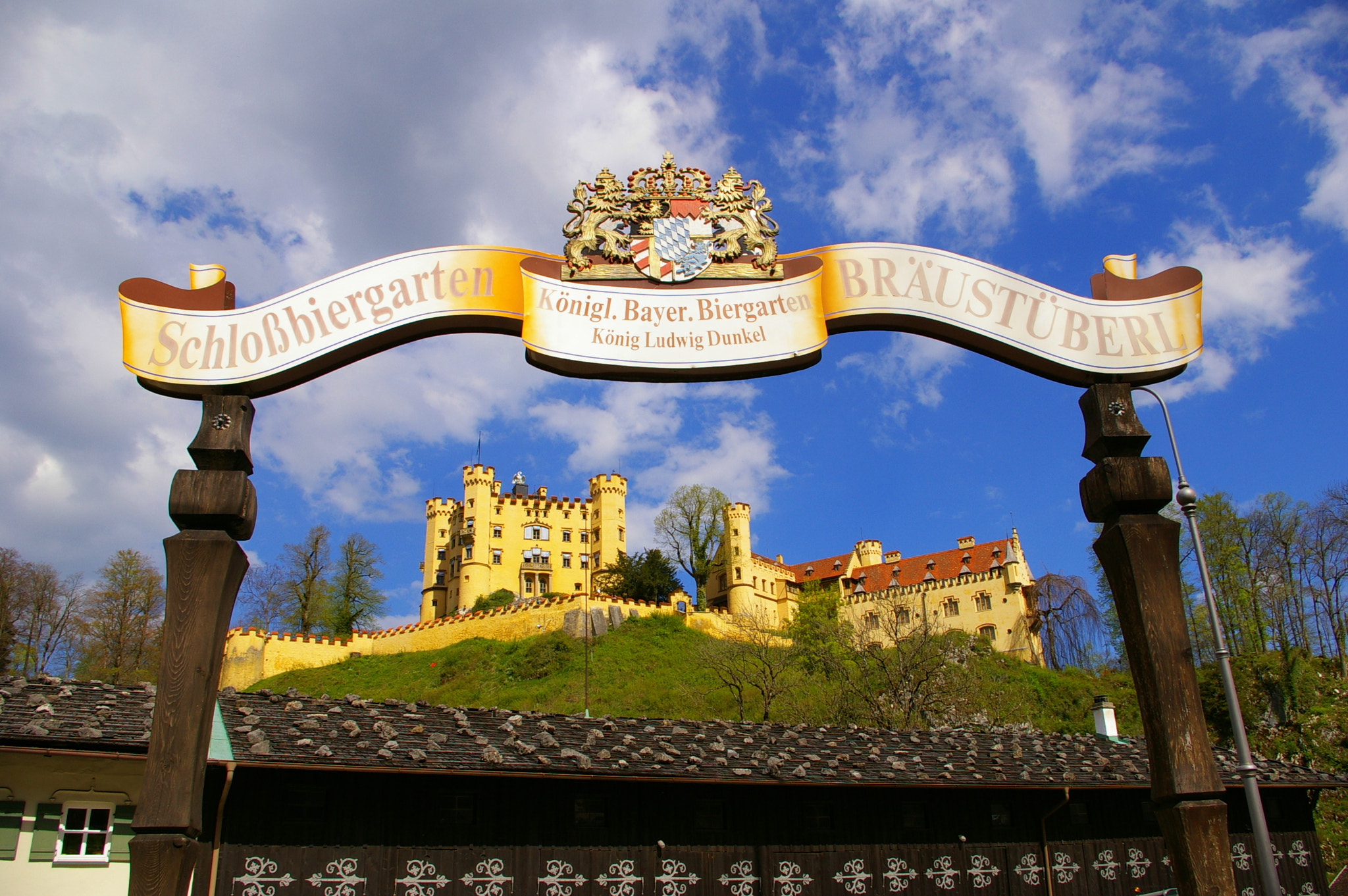 Pentax K100D Super sample photo. Like a poster - castle hohenschwangau photography