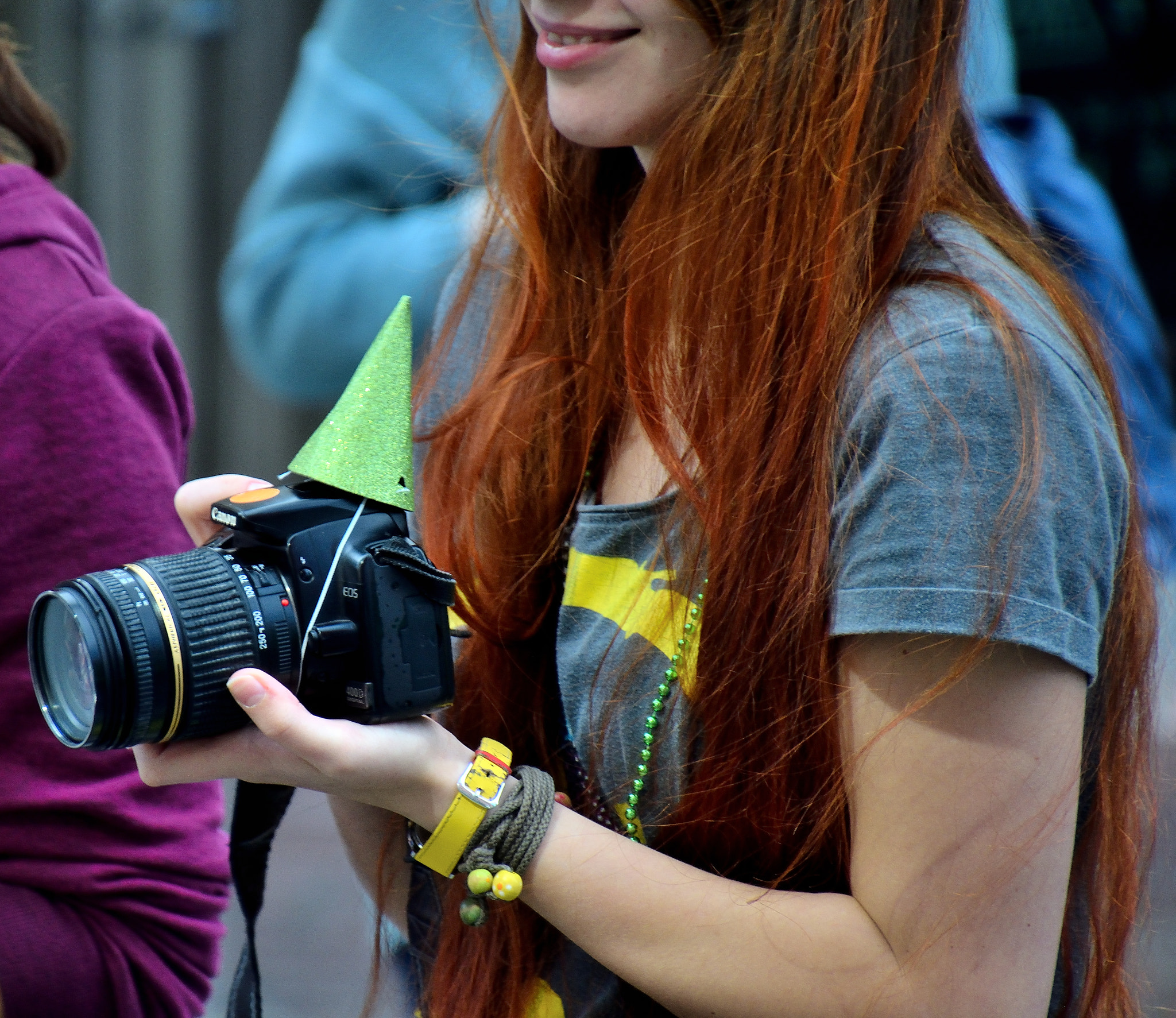 Nikon D3300 + Tamron 16-300mm F3.5-6.3 Di II VC PZD Macro sample photo. Girl with a camera photography