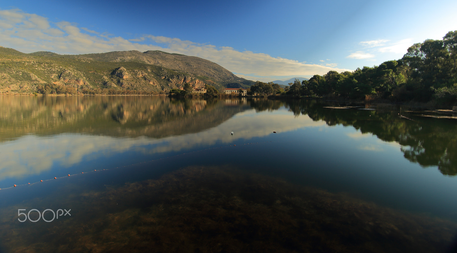 Canon EOS 6D sample photo. Kaiafas lake greece photography