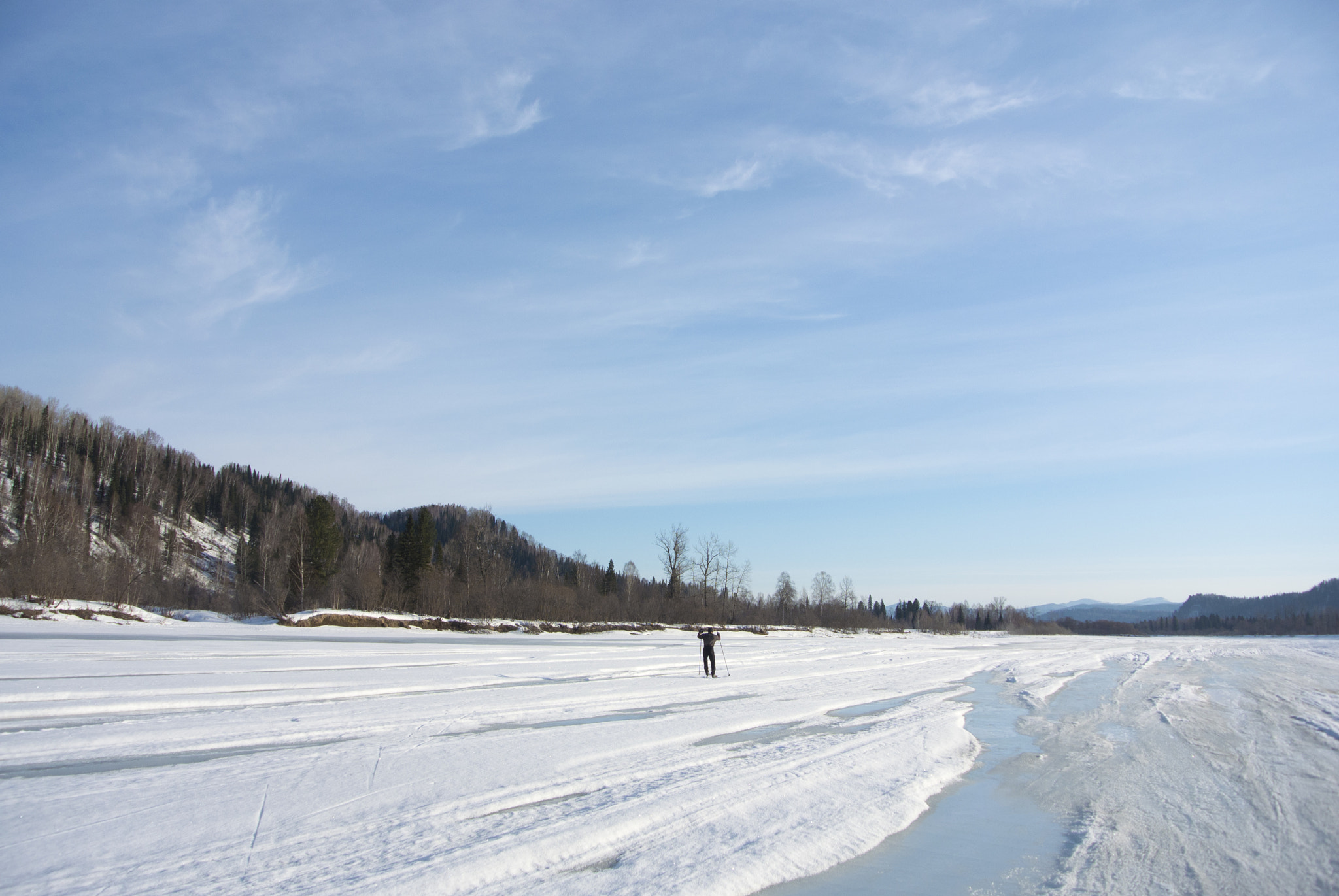Nikon 1 Nikkor VR 10-30mm F3.5-5.6 sample photo. Последний лыжник photography
