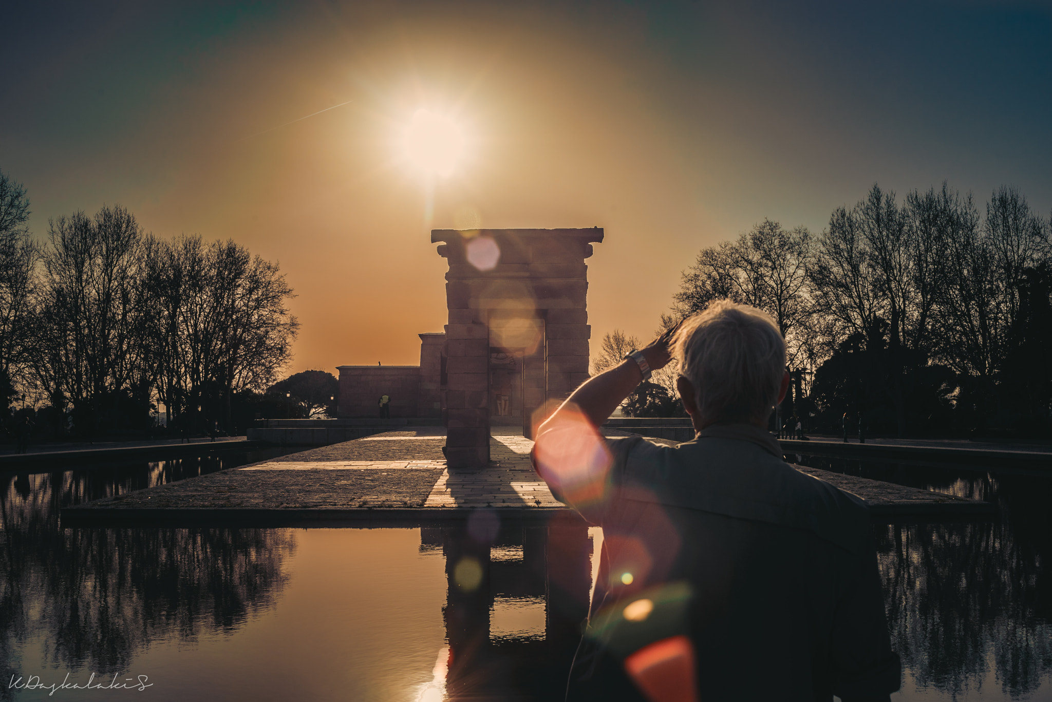 Nikon D610 sample photo. Temple of debod photography