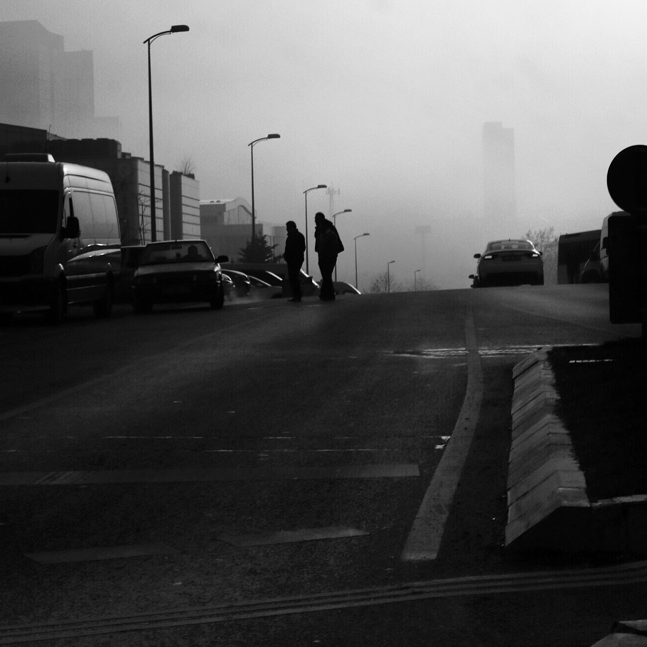 Canon EOS 70D sample photo. Fog is always beautiful in istanbul photography