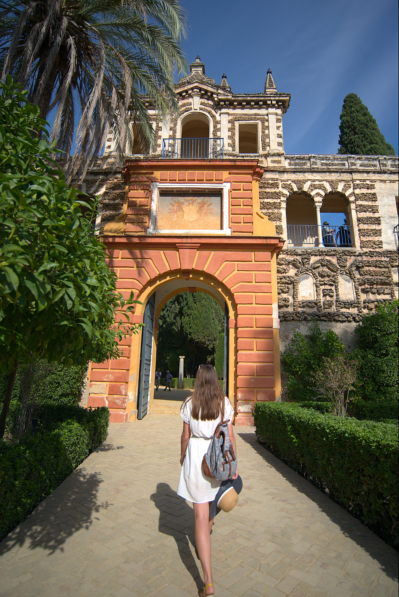 Nikon D750 + Nikon AF-S Nikkor 18-35mm F3.5-4.5G ED sample photo. Walking in alcazar  photography