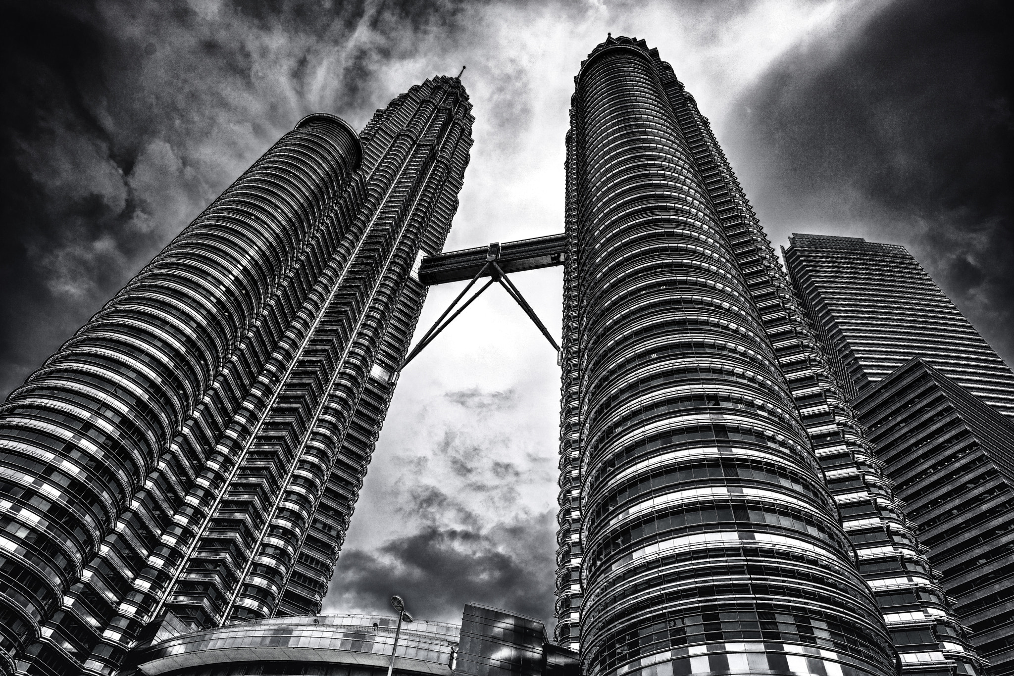 E 21mm F2.8 sample photo. Storm over the petronas towers photography