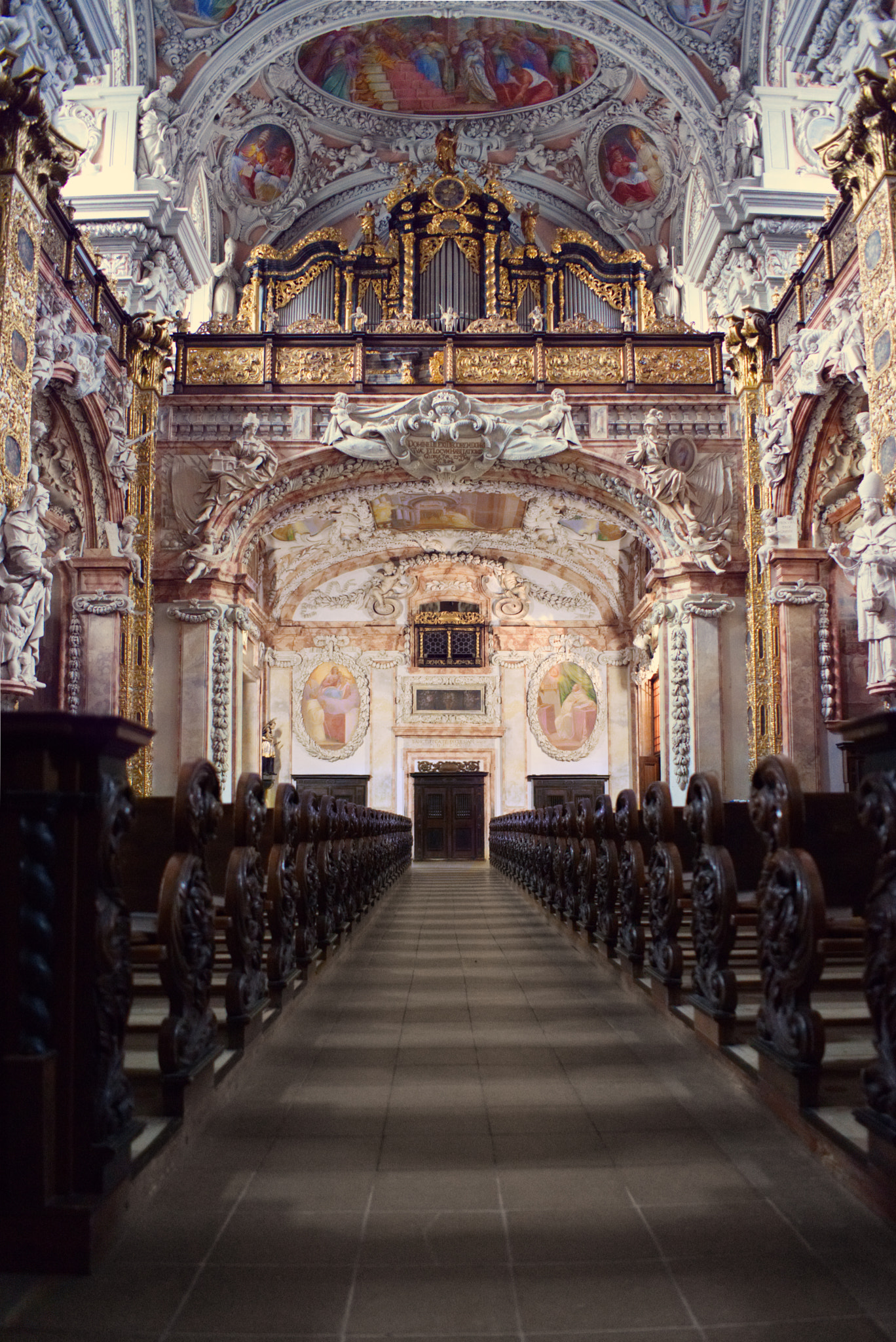 Sony a7 II + Sony FE 28mm F2 sample photo. Beautiful church of schlierbach abbey photography