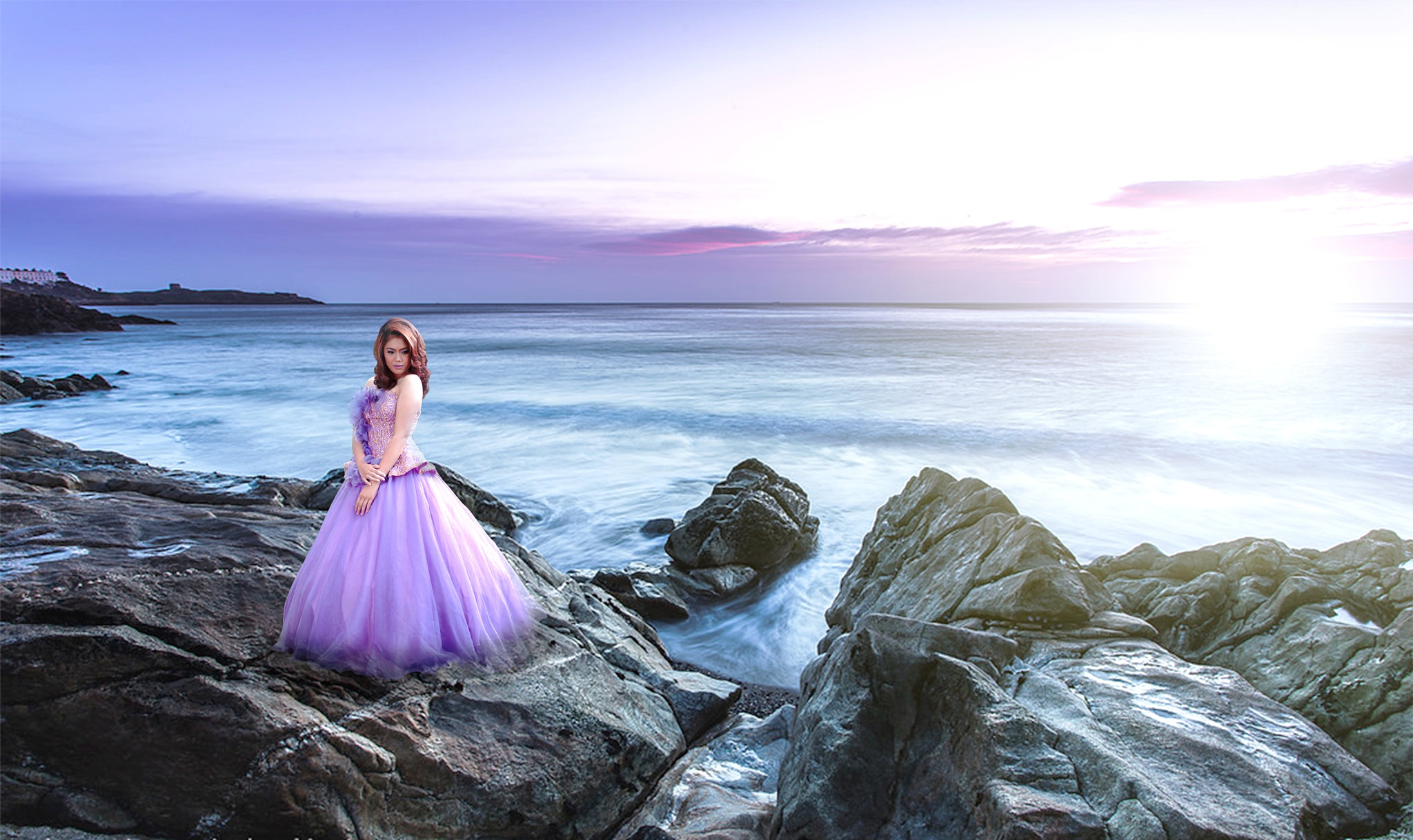 Nikon D700 + Nikon AF-S Nikkor 85mm F1.8G sample photo. "the purple side of me" photography