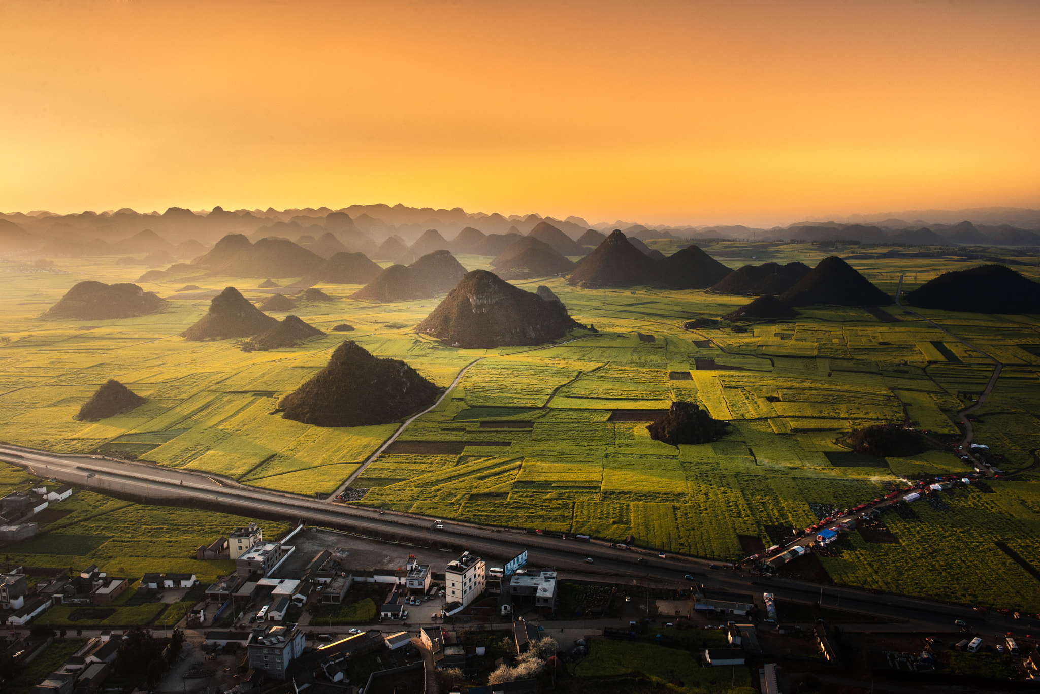 Nikon AF-S Nikkor 24-70mm F2.8G ED sample photo. Luosi field, luoping photography