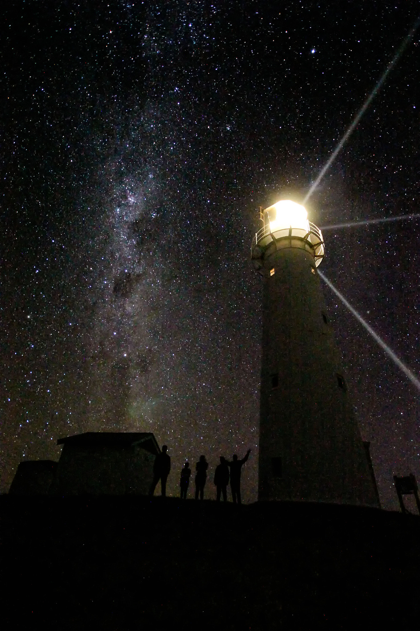 Canon EOS 1100D (EOS Rebel T3 / EOS Kiss X50) sample photo. Light house and milky way. taranaki, new plymouth. photography