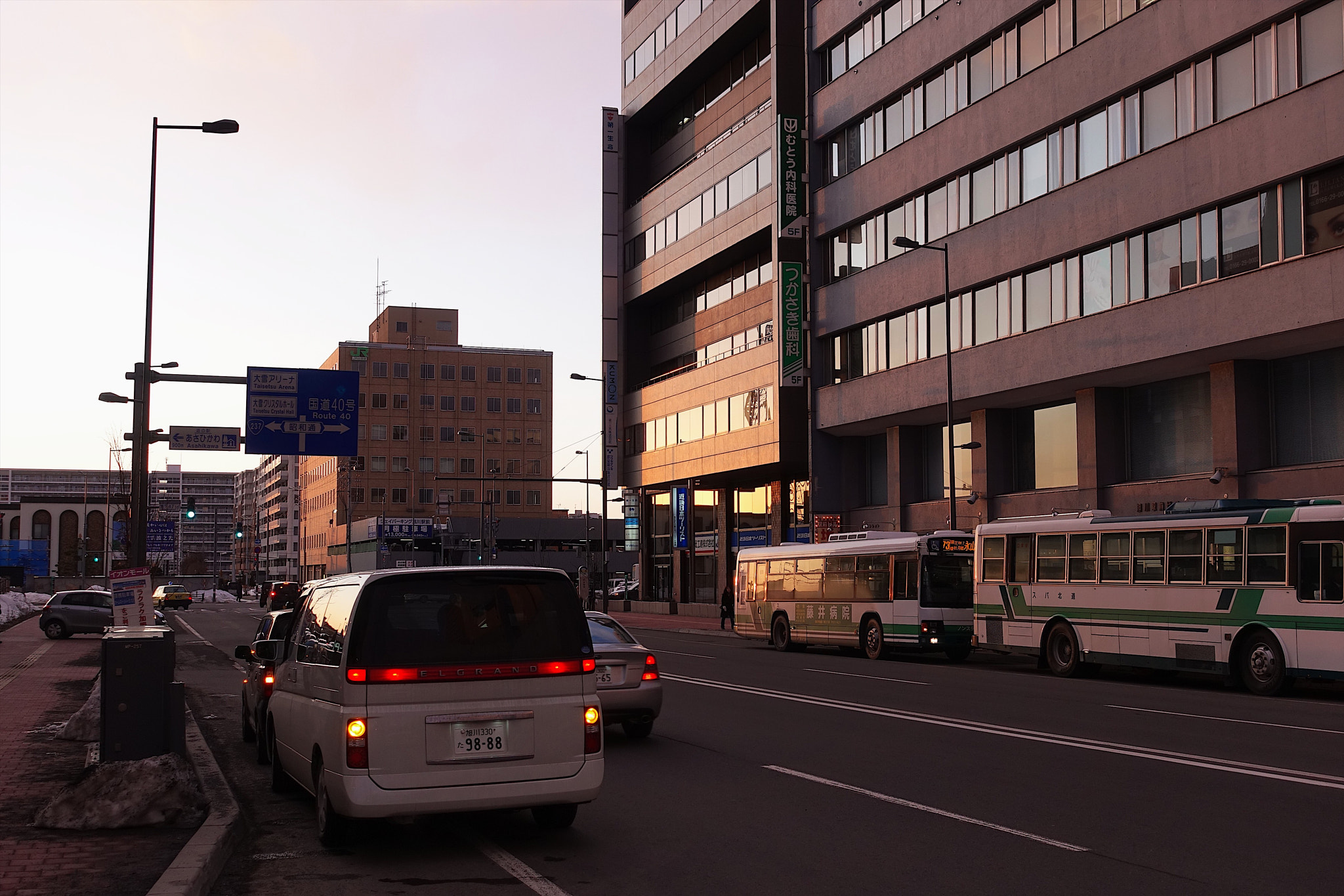 Sony DSC-RX100M5 sample photo. Sunset in osahigawa station, japan photography