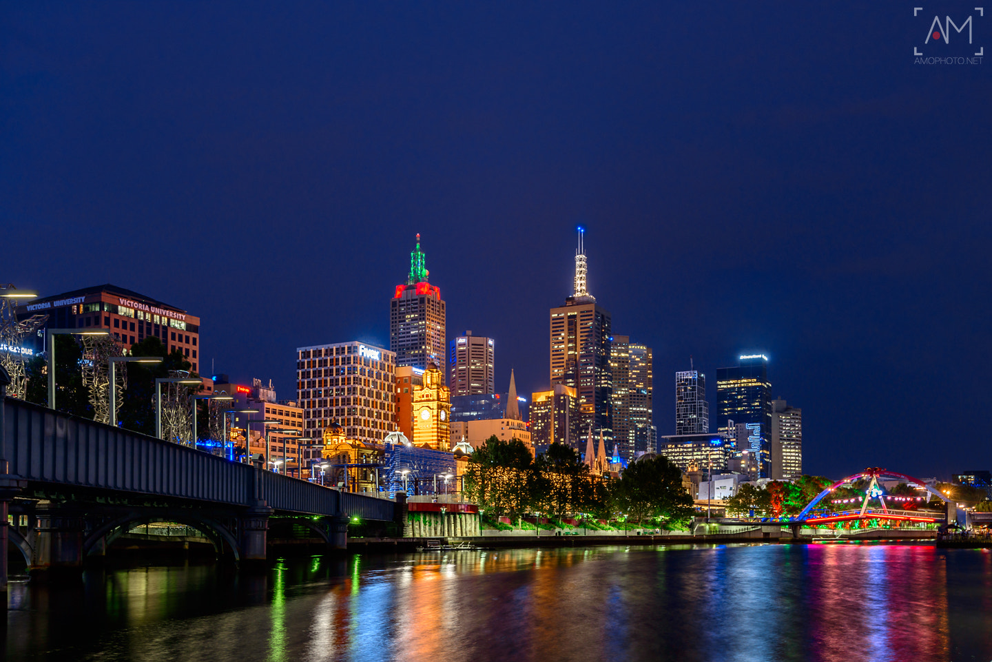 Nikon D800 sample photo. Melbourne city skyscrapers at night photography