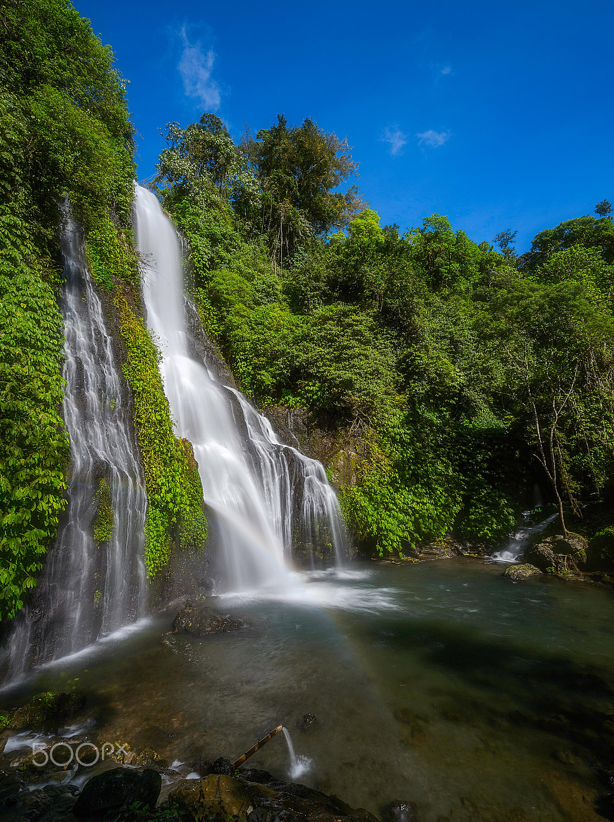 Nikon Df sample photo. Banyumala waterfall photography