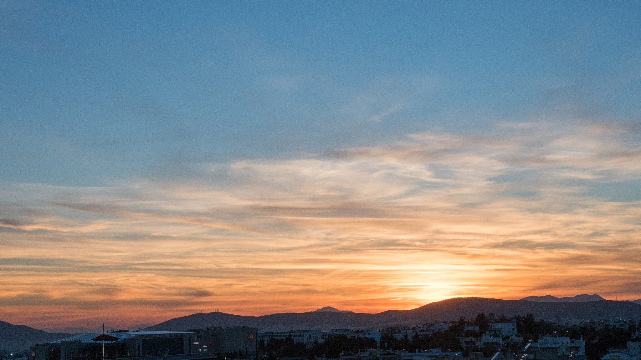 Olympus OM-D E-M5 II + Sigma 30mm F1.4 DC DN | C sample photo. A sunset view from my home balcony! enjoy.. photography