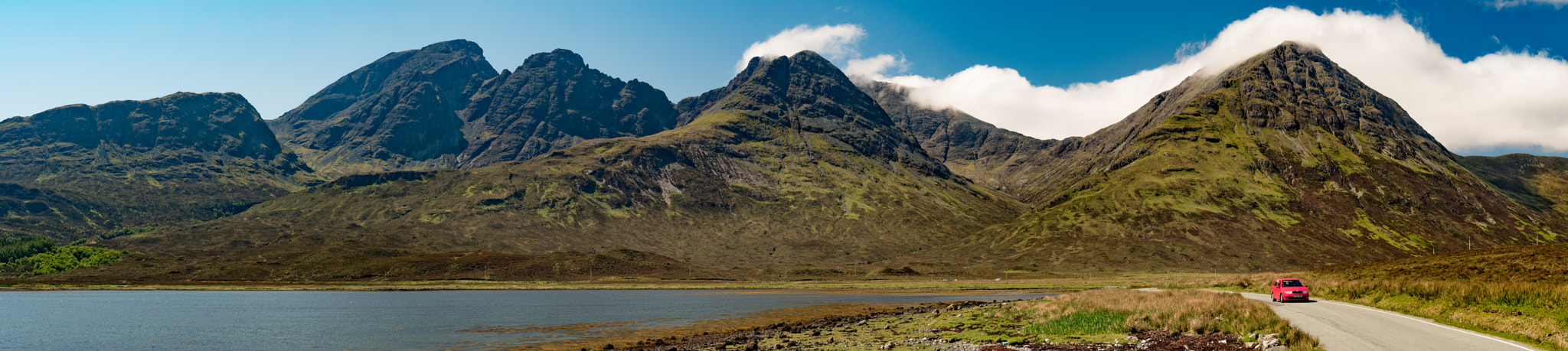 Olympus PEN E-PL7 sample photo. Blaven and the black cuillin photography