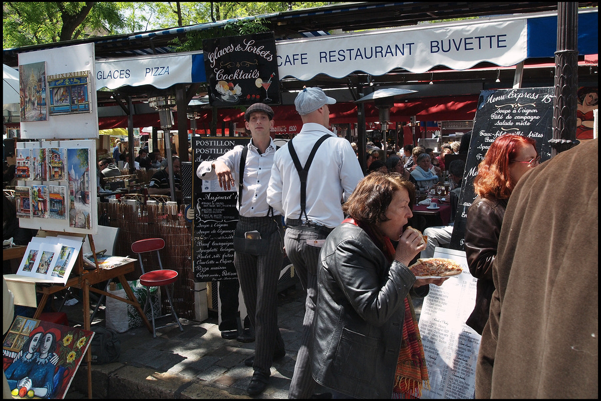 Olympus PEN E-P2 sample photo. I do not like french food, i love pizza photography