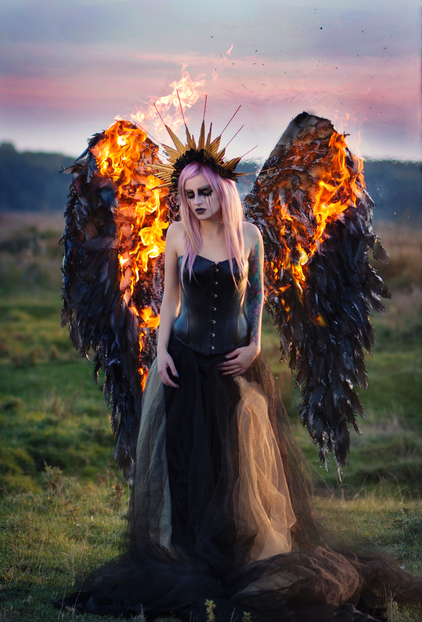 Canon EOS 50D + Canon EF 85mm F1.8 USM sample photo. Burning wings photography