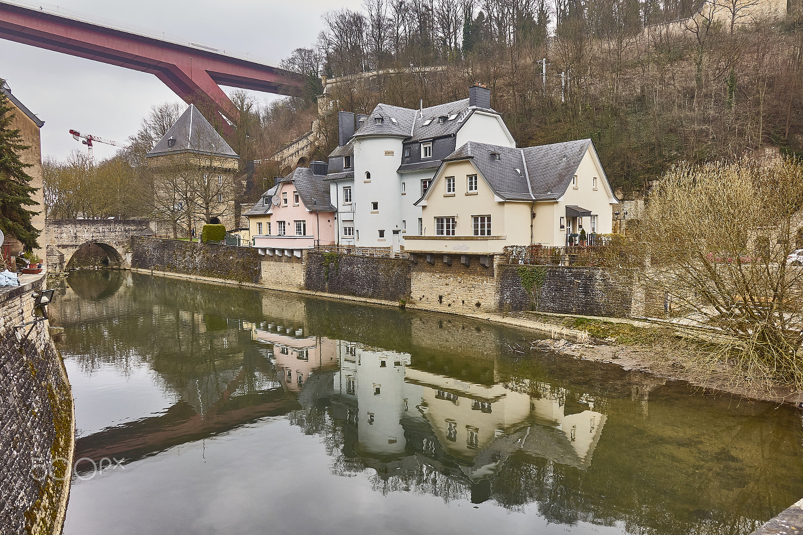 Sony Cyber-shot DSC-RX10 sample photo. Alzette reflections i [luxemburg] photography