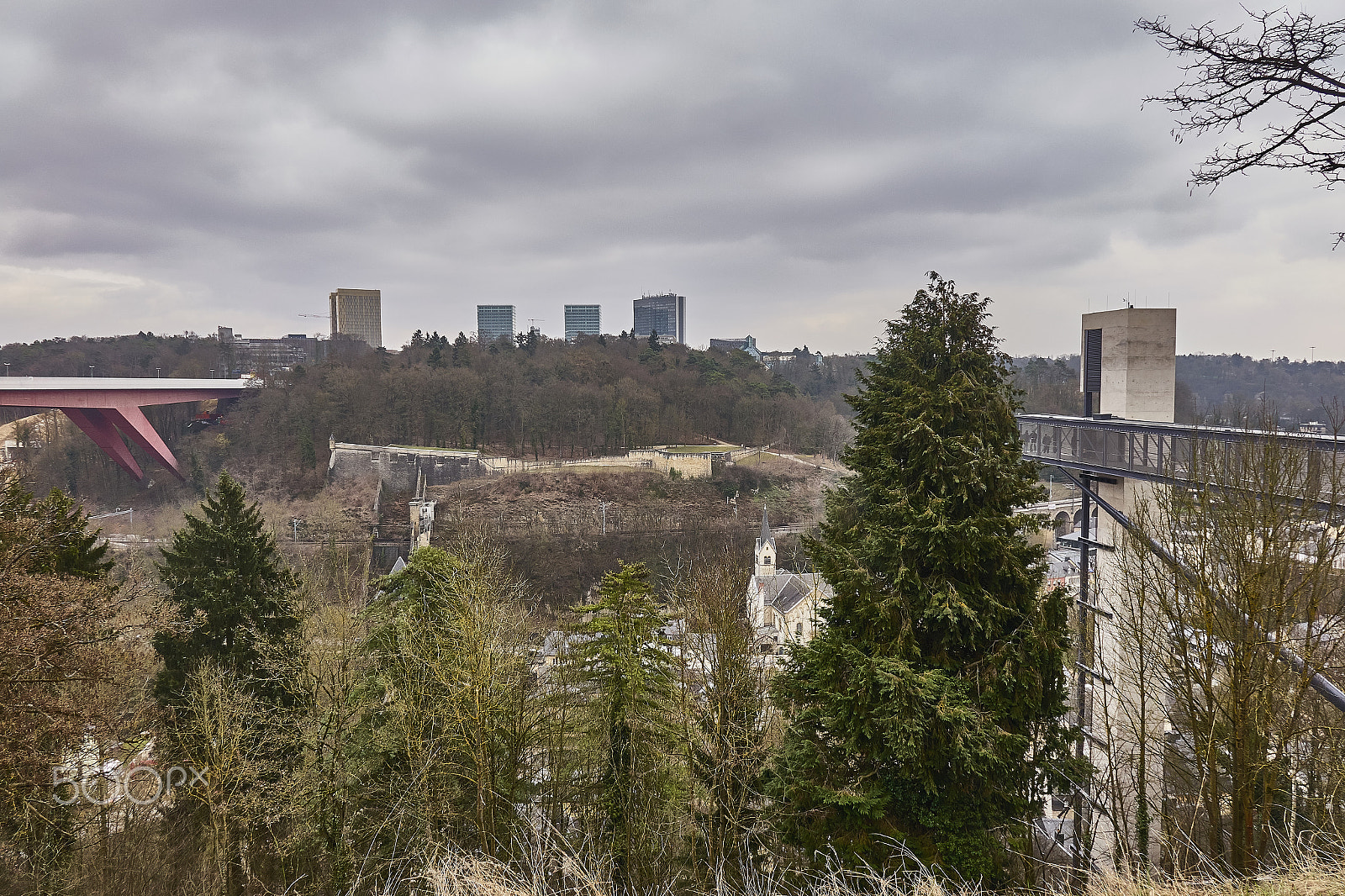 Sony Cyber-shot DSC-RX10 sample photo. Panoramic view (luxemburg] photography