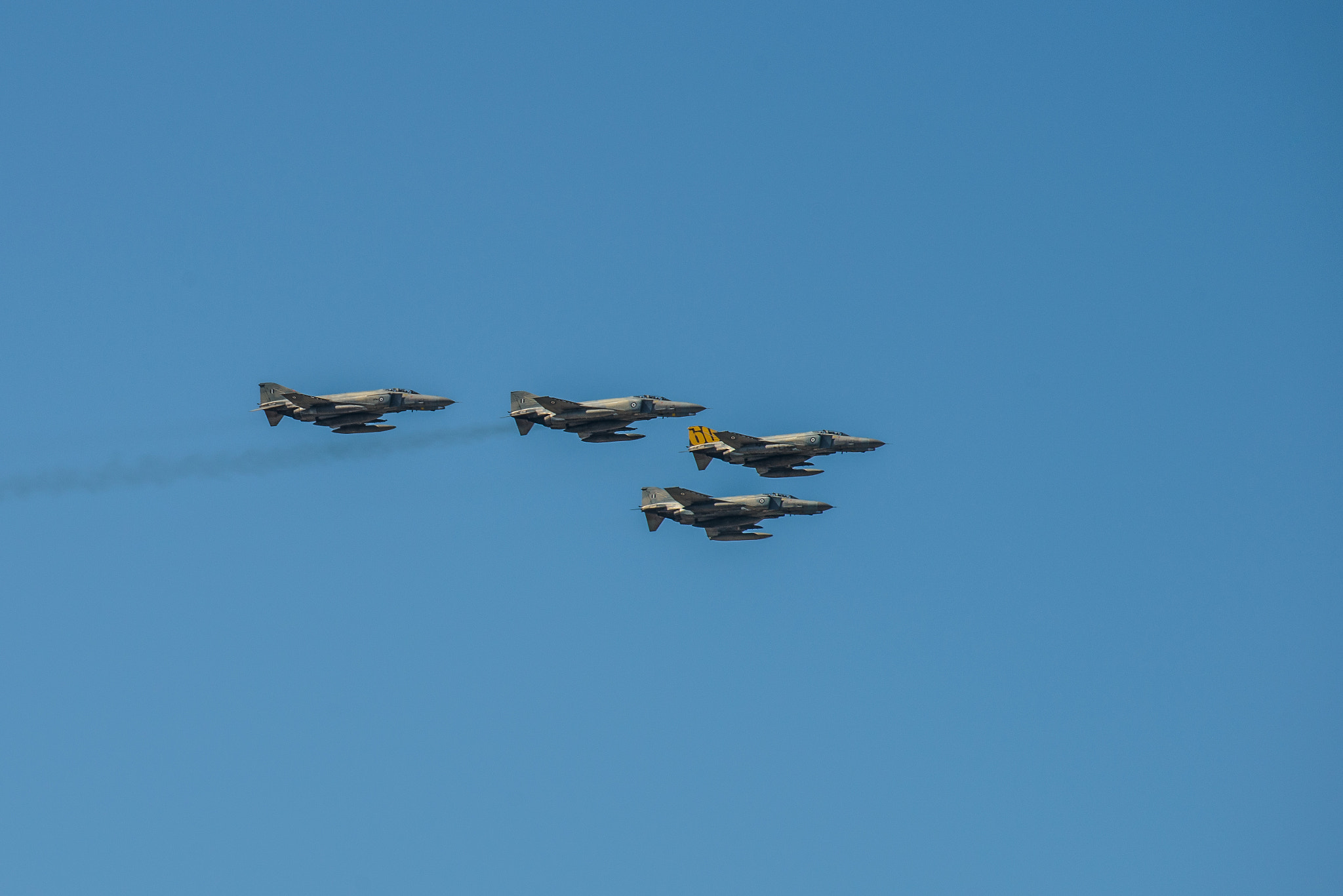 Nikon D800 sample photo. F-4 phantom hellenic air force photography