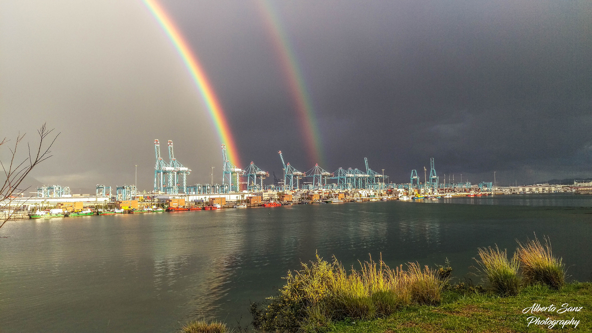 HTC M9 sample photo. Double rainbow photography