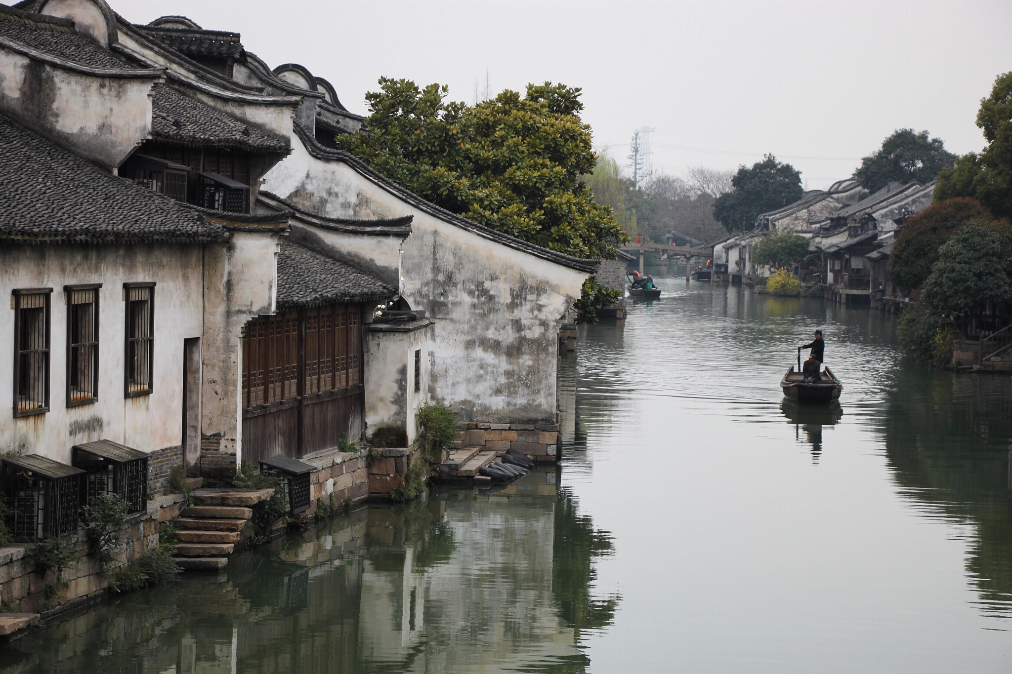 Canon EOS 500D (EOS Rebel T1i / EOS Kiss X3) + Canon EF-S 18-135mm F3.5-5.6 IS STM sample photo. Good morning, wuzhen photography