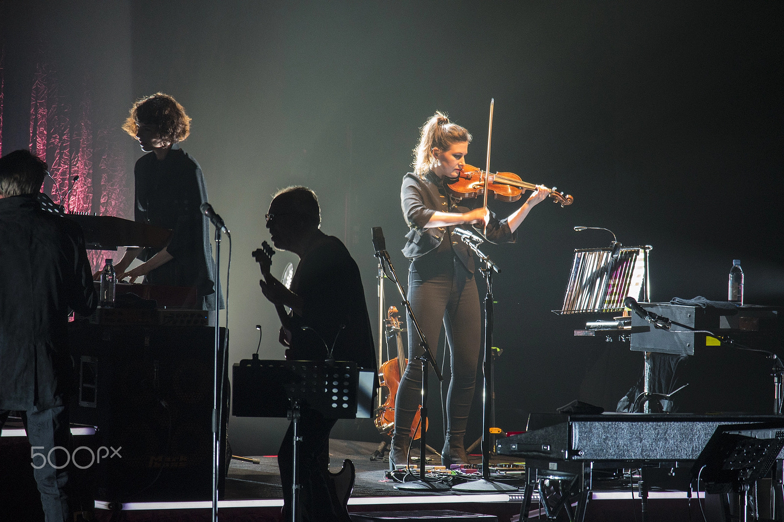 Samsung NX 50-200mm F4-5.6 ED OIS sample photo. Marina moore, bryan ferry 2017 tour violinist photography