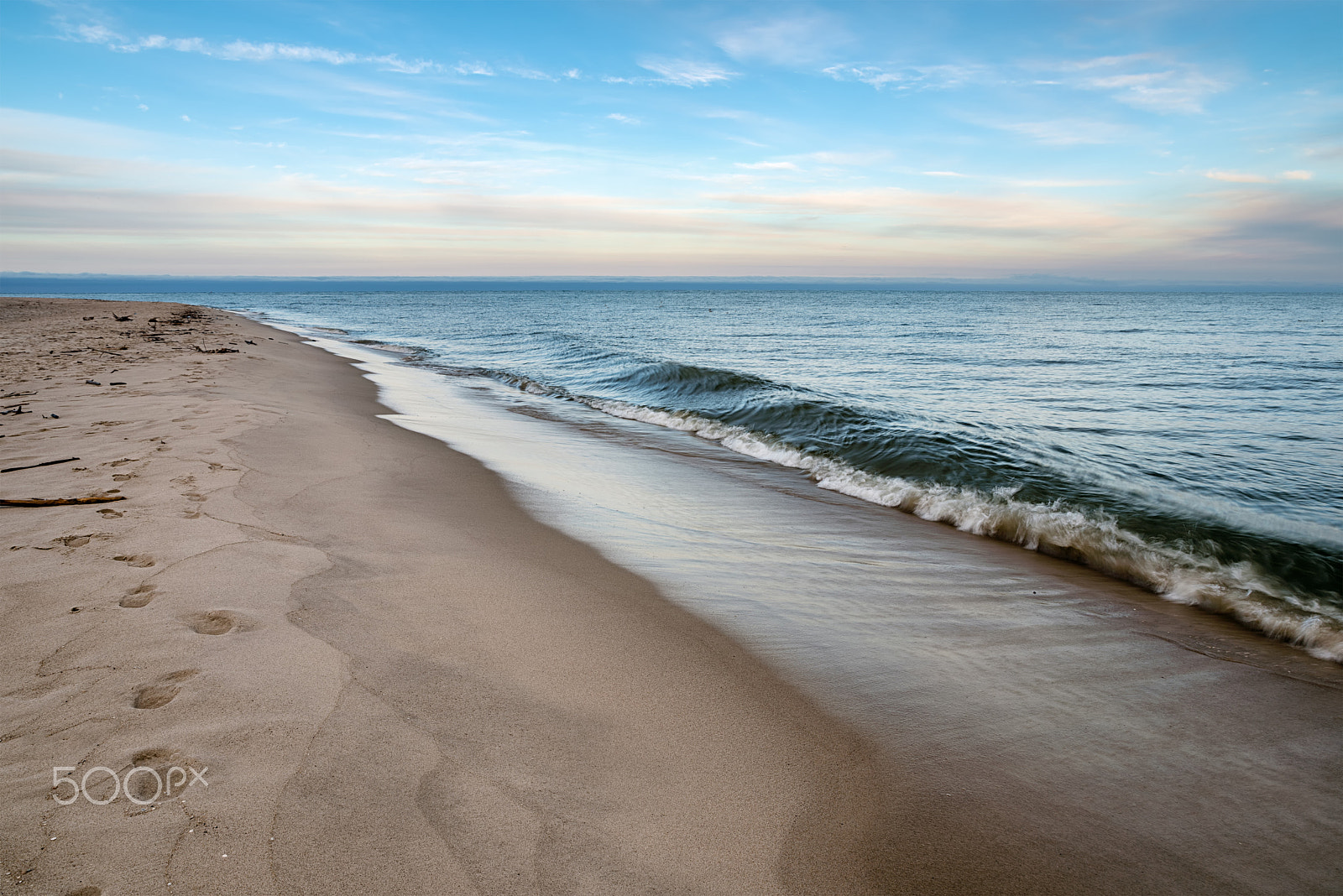 HD Pentax D FA 24-70mm F2.8 ED SDM WR sample photo. Sunset on the beach photography