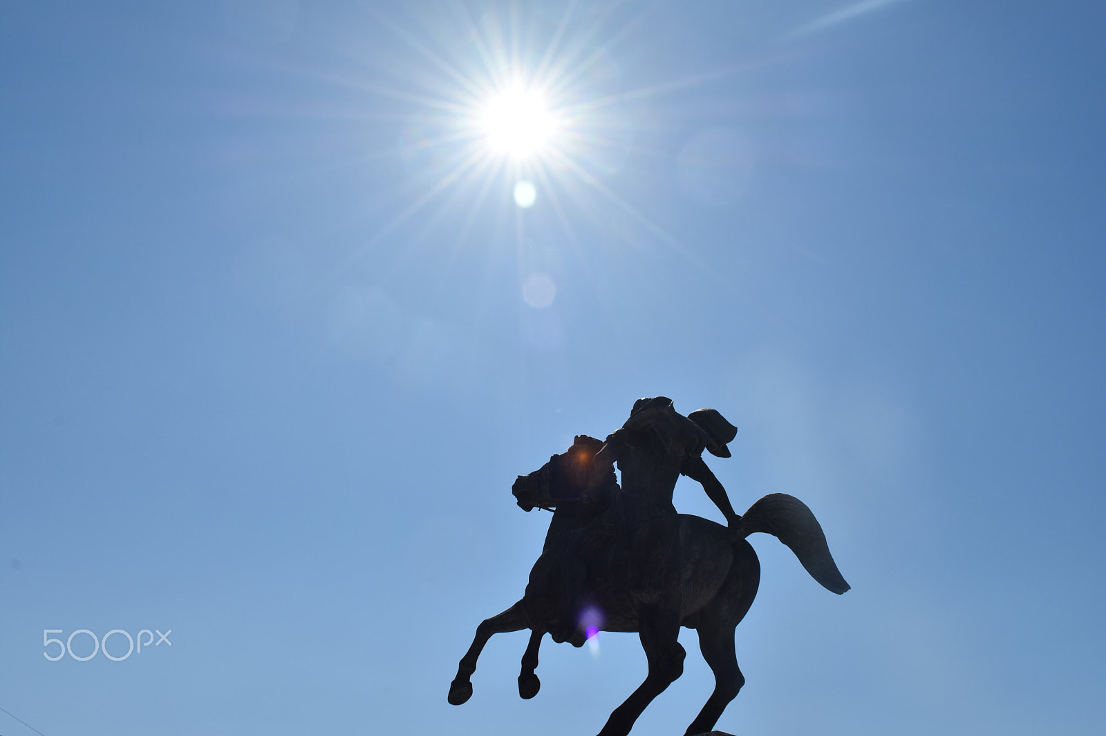 Nikon D7200 + Nikon AF-S DX Nikkor 18-55mm F3.5-5.6G VR sample photo. "alexander the great" riding in the air photography