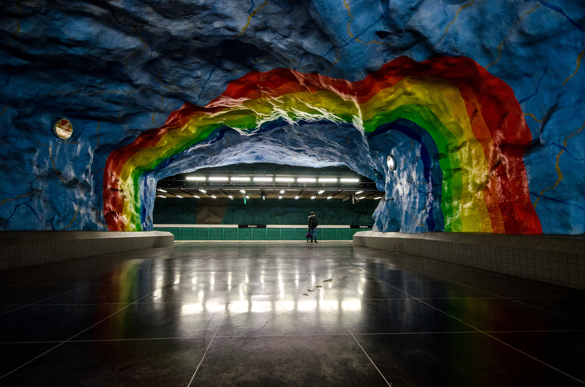 Sigma 10-20mm F4-5.6 EX DC HSM sample photo. Stockholm subways/ metrostations 1 photography