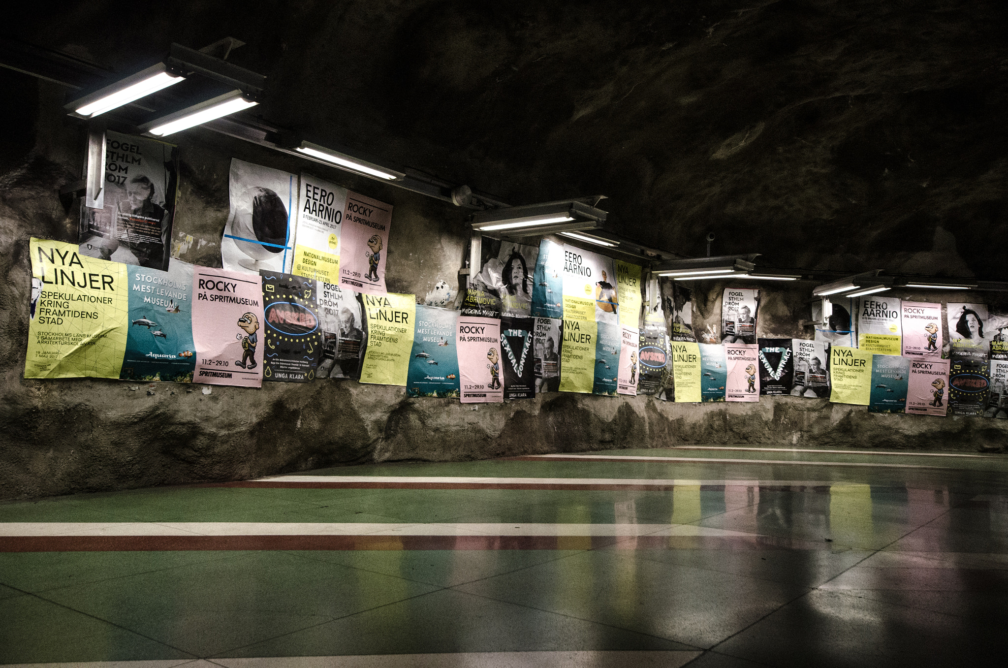 Nikon D7000 sample photo. Stockholm subways/ metrostations 10 photography