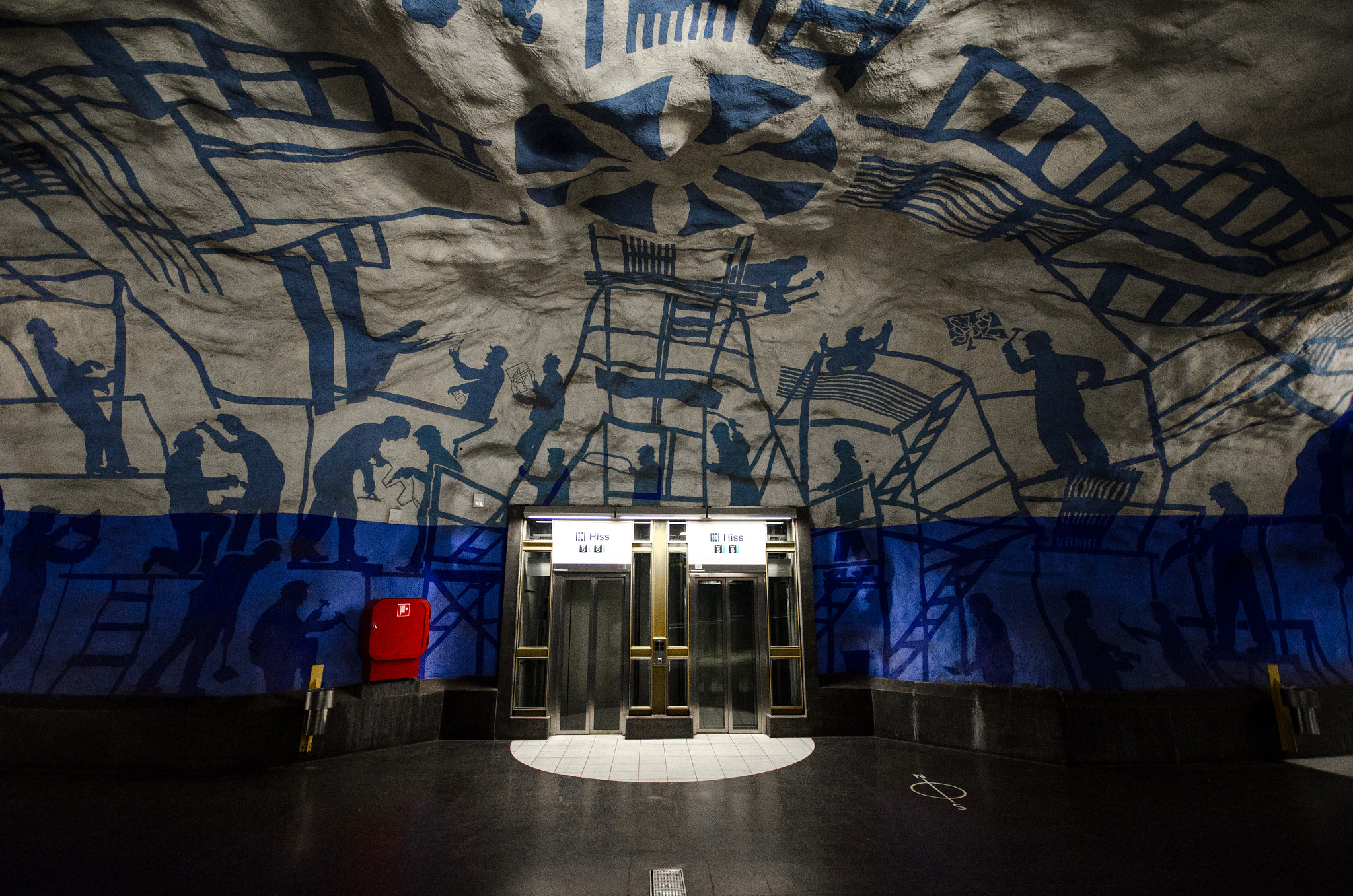 Sigma 10-20mm F4-5.6 EX DC HSM sample photo. Stockholm subways/ metrostations 19 photography