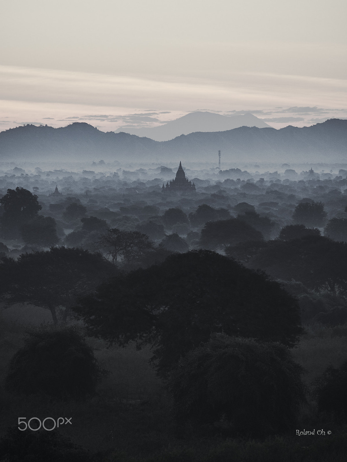 Panasonic Lumix G X Vario 35-100mm F2.8 OIS sample photo. Bagan morning #1 photography