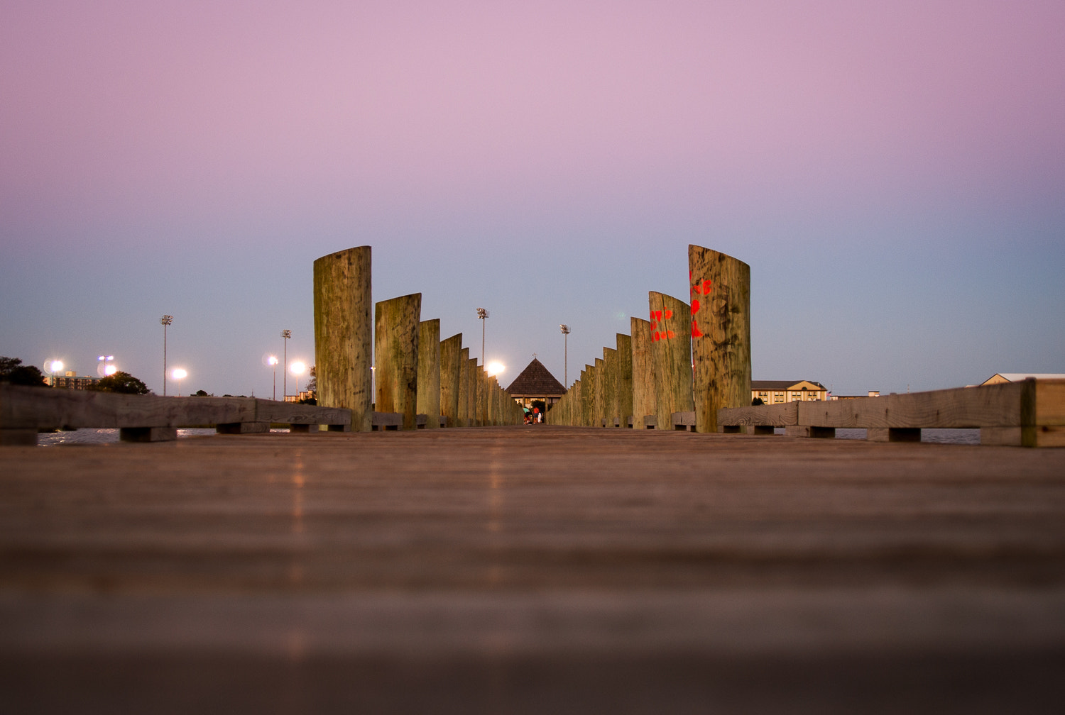 Nikon D200 sample photo. The pier at eye-level photography
