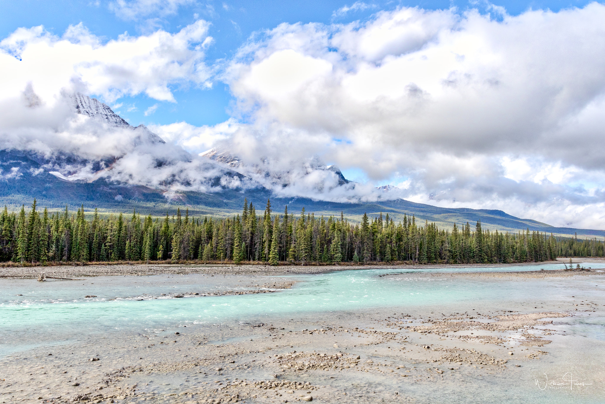 Canon EF 17-40mm F4L USM sample photo. Athabaska river late fall photography