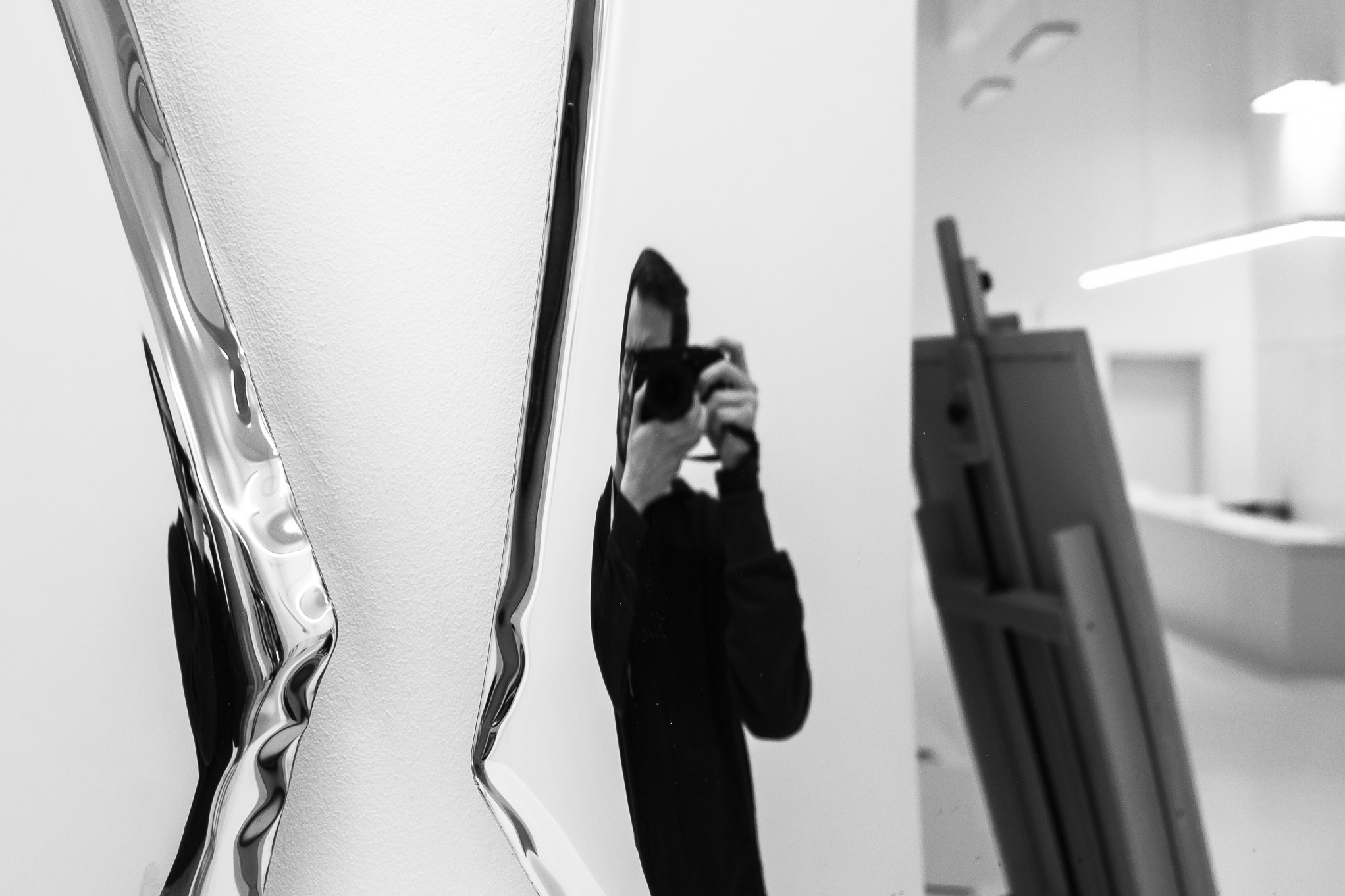 Fujifilm X-Pro1 sample photo. Mirror selfie photography