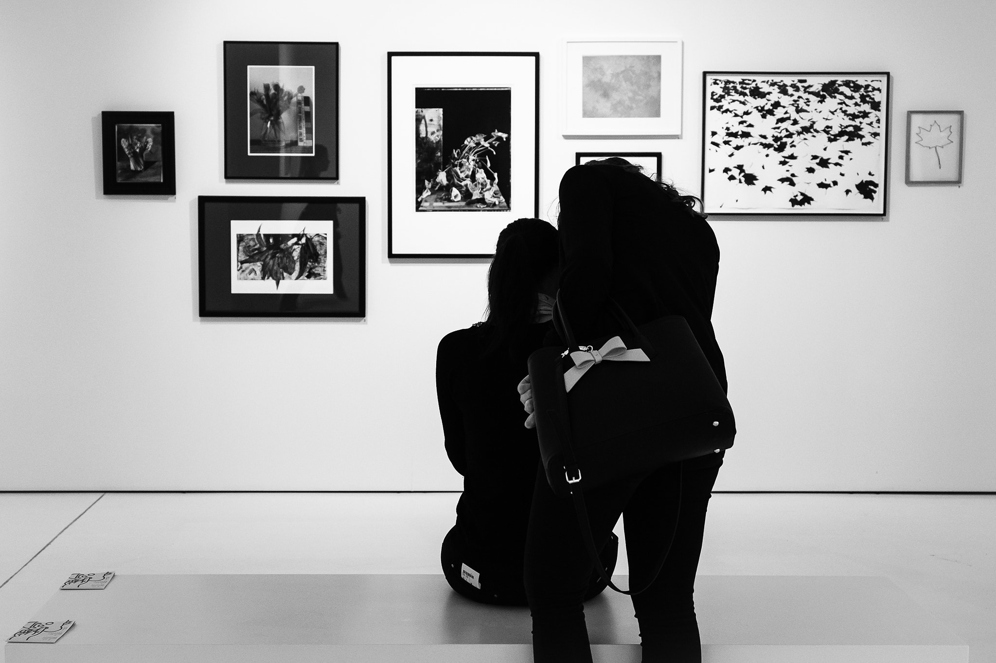 Fujifilm X-Pro1 sample photo. Two women in gallery photography