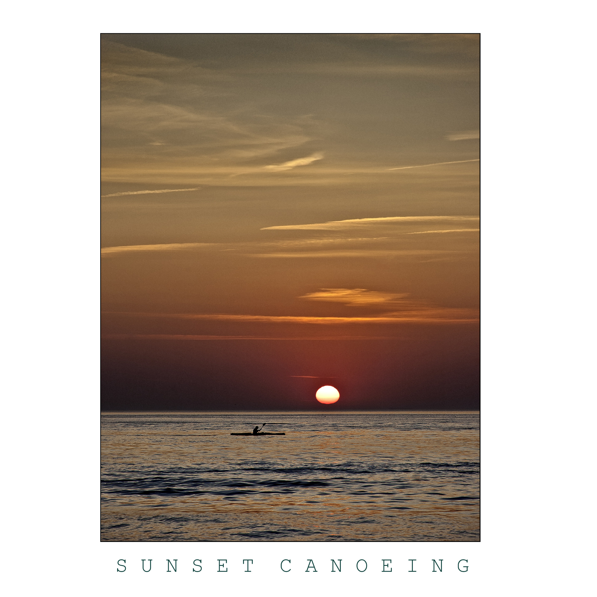 Nikon D70s sample photo. Sunset canoeing photography
