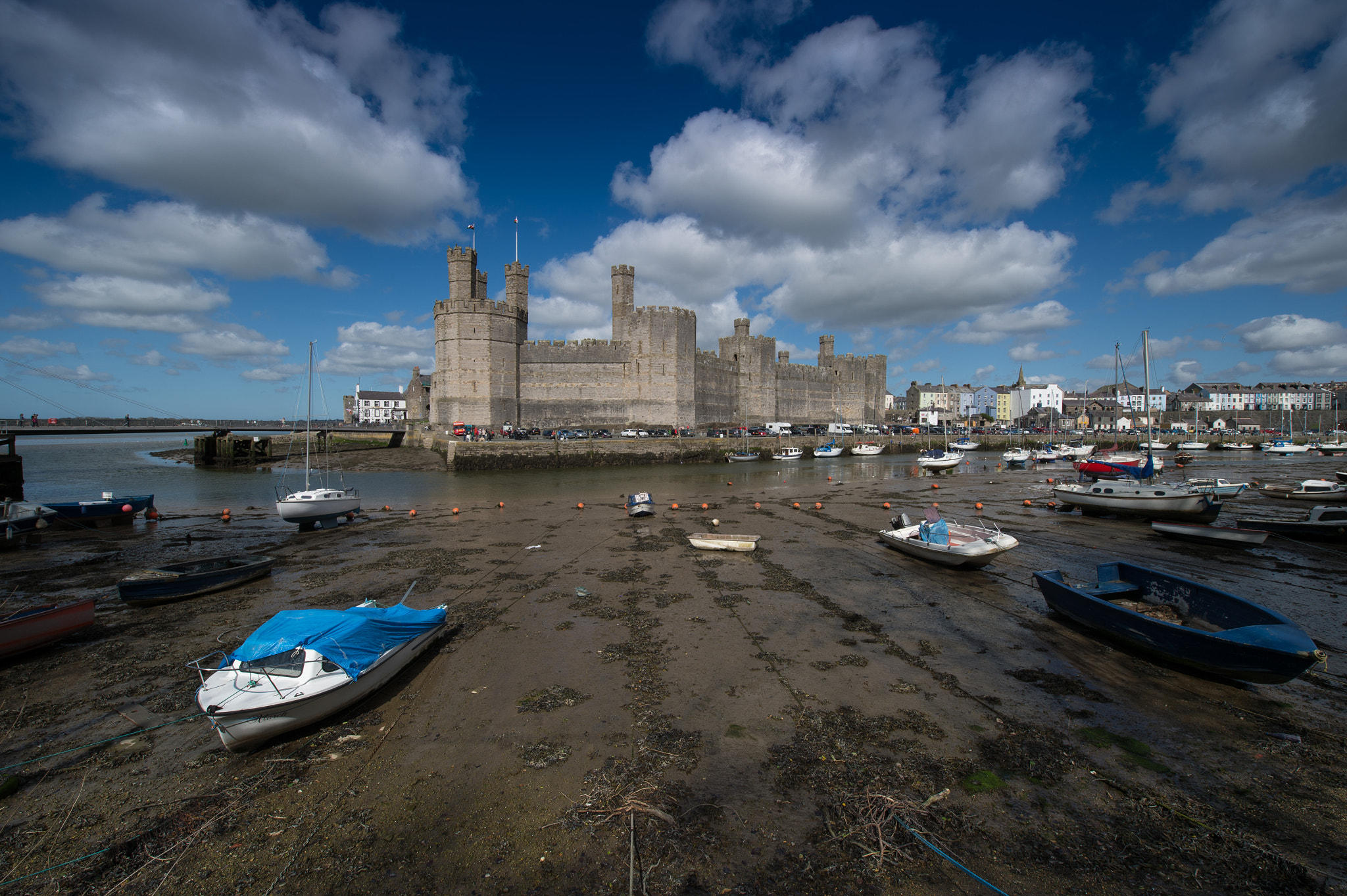 Nikon Df sample photo. Caernarfon castle photography