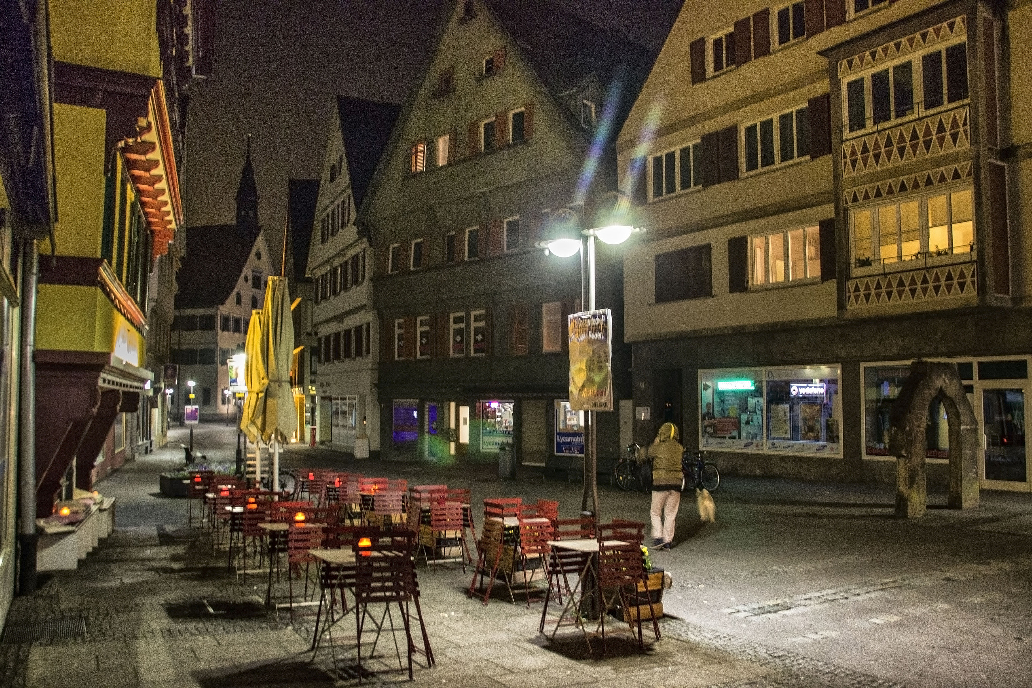 Sigma 18-250mm F3.5-6.3 DC OS HSM sample photo. Stuttgart, night walk photography
