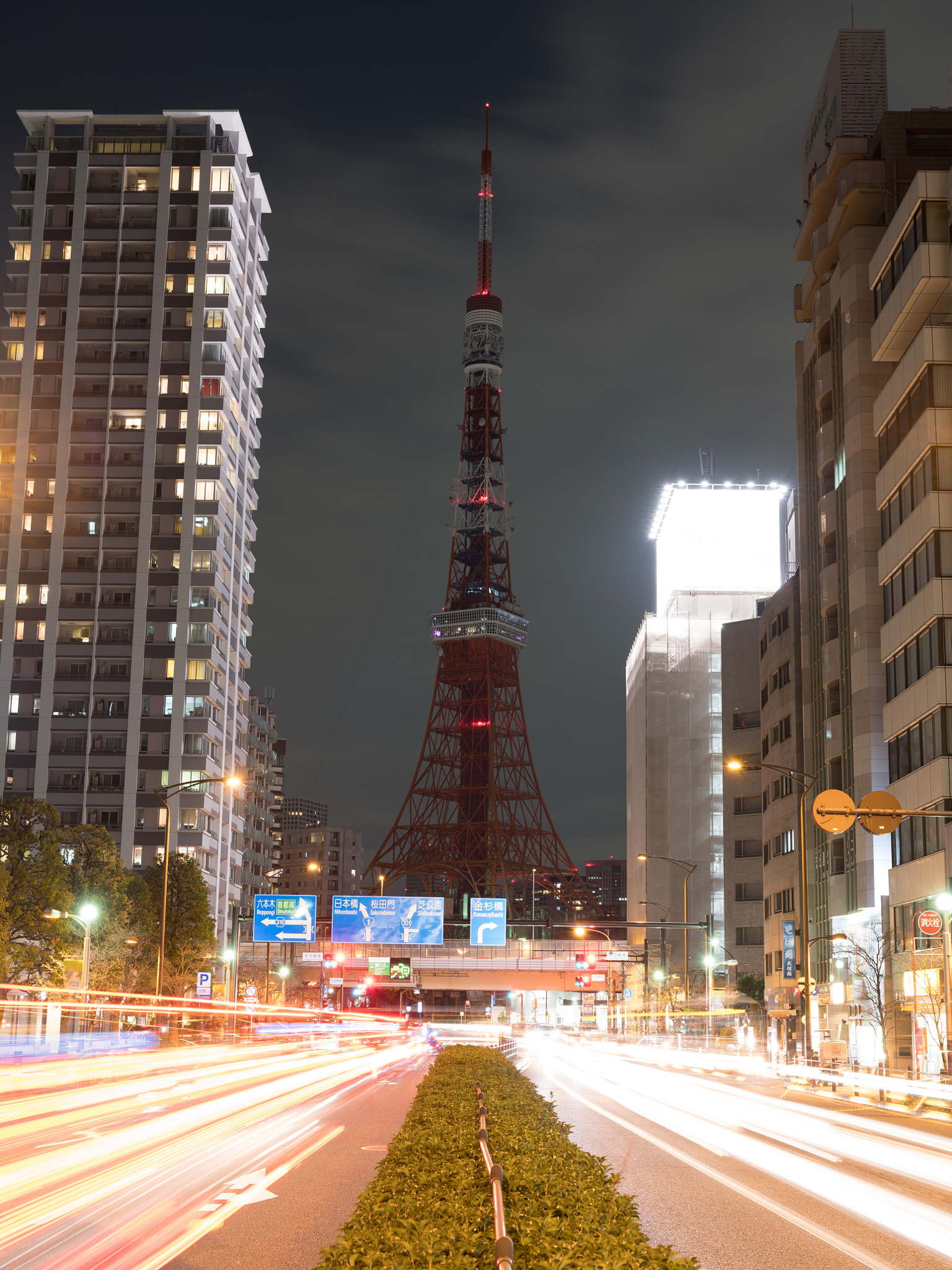 Fujifilm GFX 50S + Fujifilm GF 63mm F2.8 R WR sample photo. Light-downed tokyo tower photography